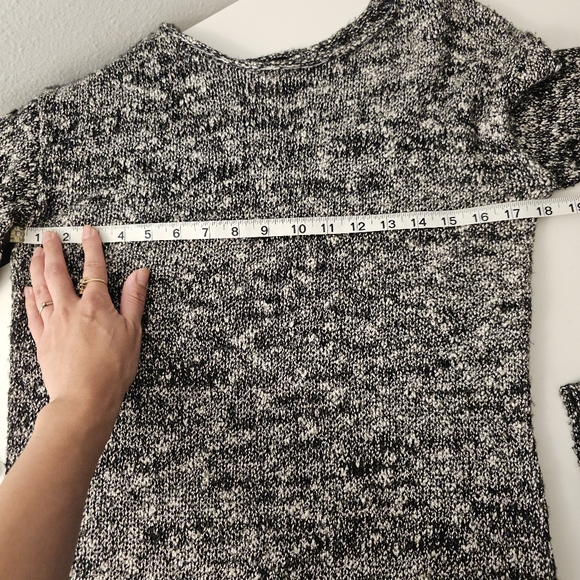 J Crew Small Tunic Sweater Knitted Gently Worn Black - Picture 11 of 13